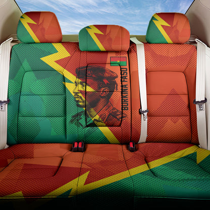 Burkina Faso Independence Day Thomas Sankara Back Car Seat Cover Revolution Heritage Broken Chains Graphic