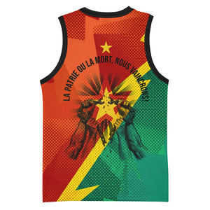 Burkina Faso Independence Day Thomas Sankara Basketball Jersey Revolution Heritage Broken Chains Graphic
