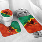 Burkina Faso Independence Day Thomas Sankara Bathroom Set Revolution Heritage Broken Chains Graphic