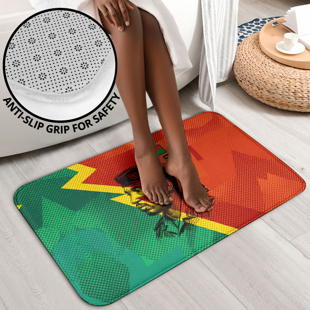 Burkina Faso Independence Day Thomas Sankara Bathroom Set Revolution Heritage Broken Chains Graphic