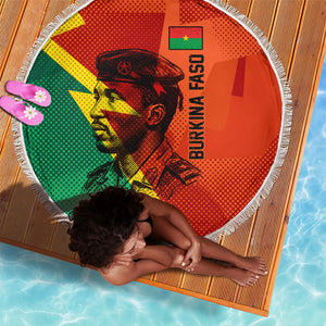 Burkina Faso Independence Day Thomas Sankara Beach Blanket Revolution Heritage Broken Chains Graphic