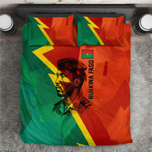 Burkina Faso Independence Day Thomas Sankara Bedding Set Revolution Heritage Broken Chains Graphic