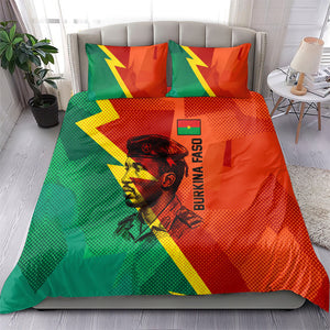 Burkina Faso Independence Day Thomas Sankara Bedding Set Revolution Heritage Broken Chains Graphic