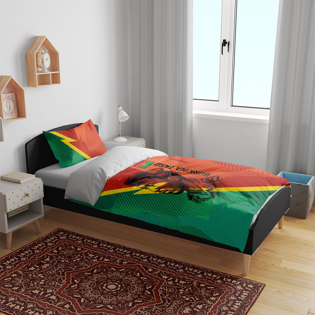 Burkina Faso Independence Day Thomas Sankara Bedding Set Revolution Heritage Broken Chains Graphic