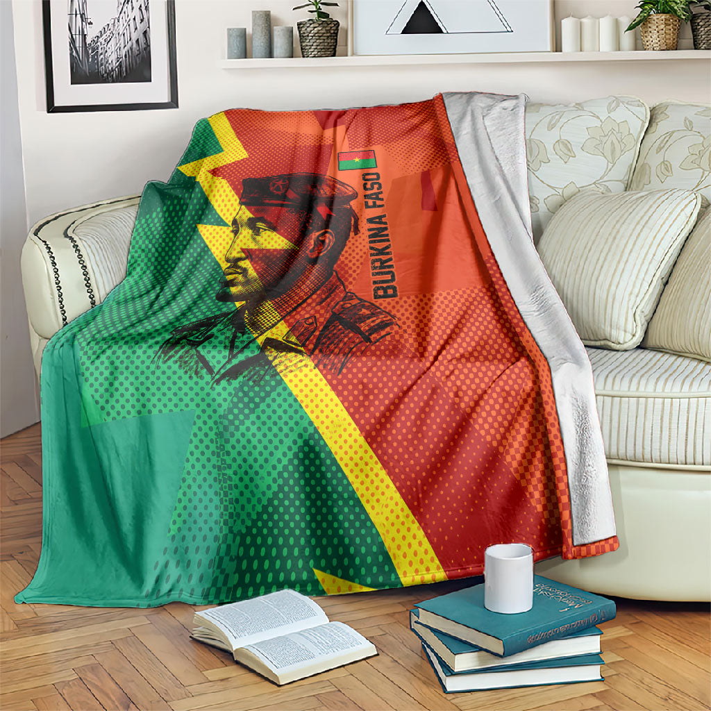 Burkina Faso Independence Day Thomas Sankara Blanket Revolution Heritage Broken Chains Graphic