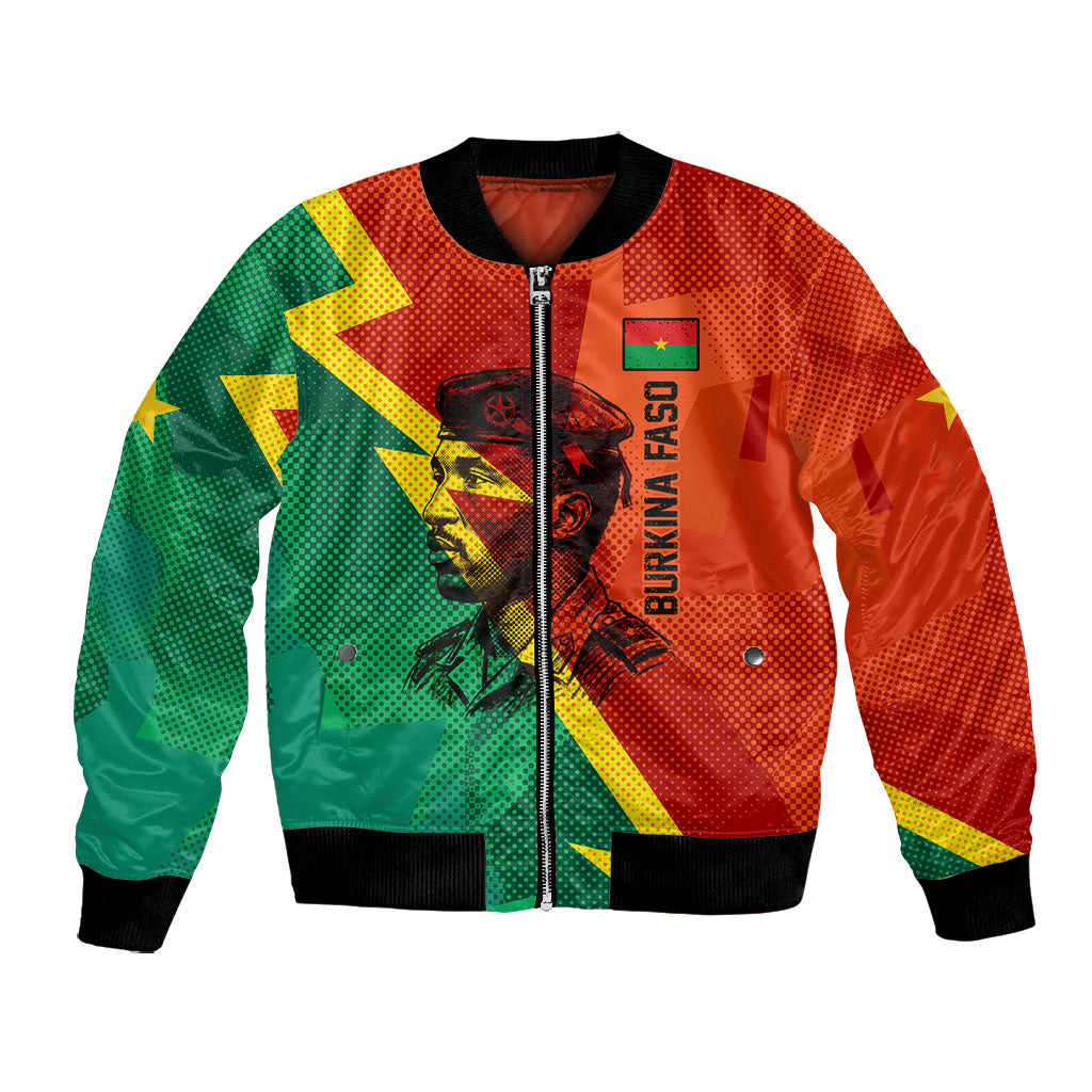 Burkina Faso Independence Day Thomas Sankara Bomber Jacket Revolution Heritage Broken Chains Graphic