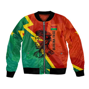 Burkina Faso Independence Day Thomas Sankara Bomber Jacket Revolution Heritage Broken Chains Graphic