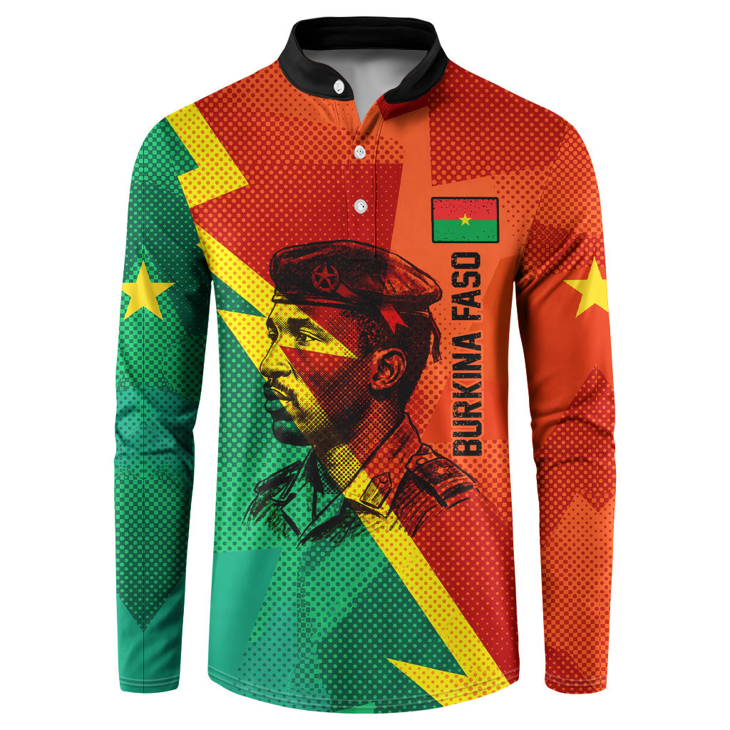 Burkina Faso Independence Day Thomas Sankara Button Sweatshirt Revolution Heritage Broken Chains Graphic