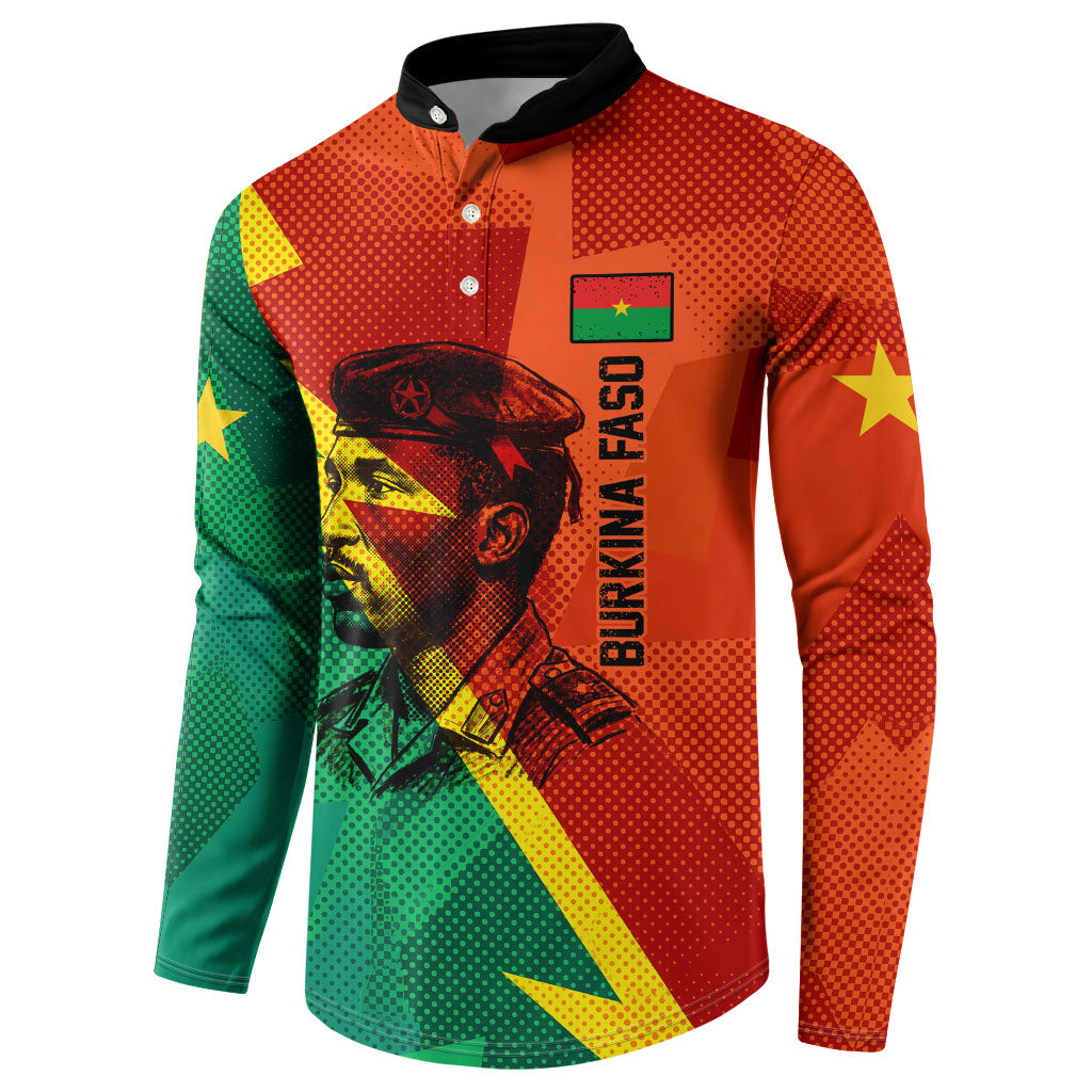Burkina Faso Independence Day Thomas Sankara Button Sweatshirt Revolution Heritage Broken Chains Graphic