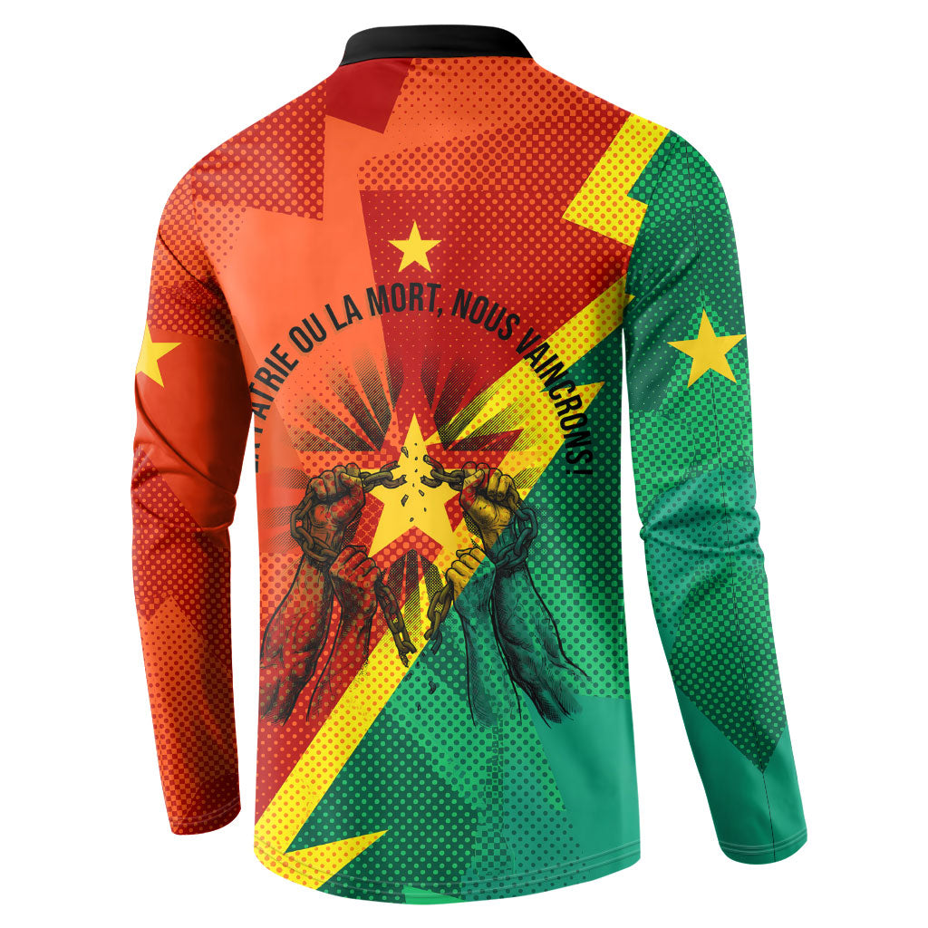 Burkina Faso Independence Day Thomas Sankara Button Sweatshirt Revolution Heritage Broken Chains Graphic