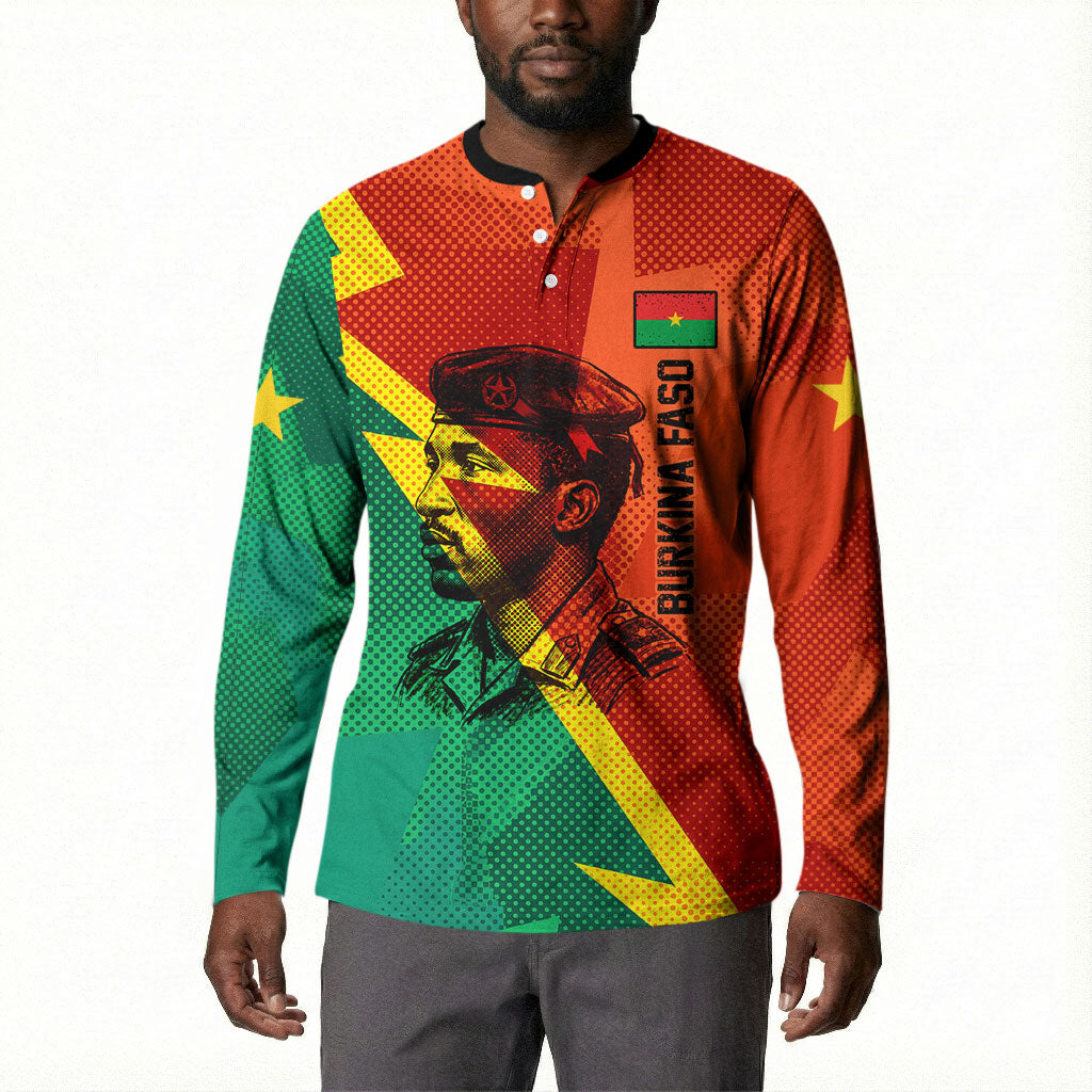 Burkina Faso Independence Day Thomas Sankara Button Sweatshirt Revolution Heritage Broken Chains Graphic