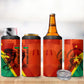 Burkina Faso Independence Day Thomas Sankara 4 in 1 Can Cooler Tumbler Revolution Heritage Broken Chains Graphic
