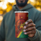 Burkina Faso Independence Day Thomas Sankara 4 in 1 Can Cooler Tumbler Revolution Heritage Broken Chains Graphic