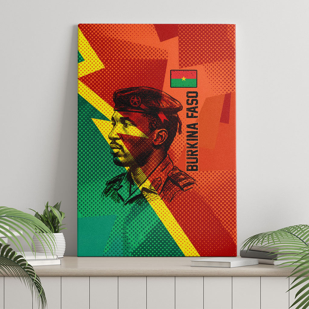 Burkina Faso Independence Day Thomas Sankara Canvas Wall Art Revolution Heritage Broken Chains Graphic