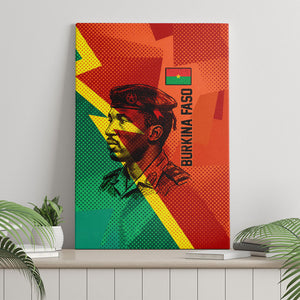 Burkina Faso Independence Day Thomas Sankara Canvas Wall Art Revolution Heritage Broken Chains Graphic