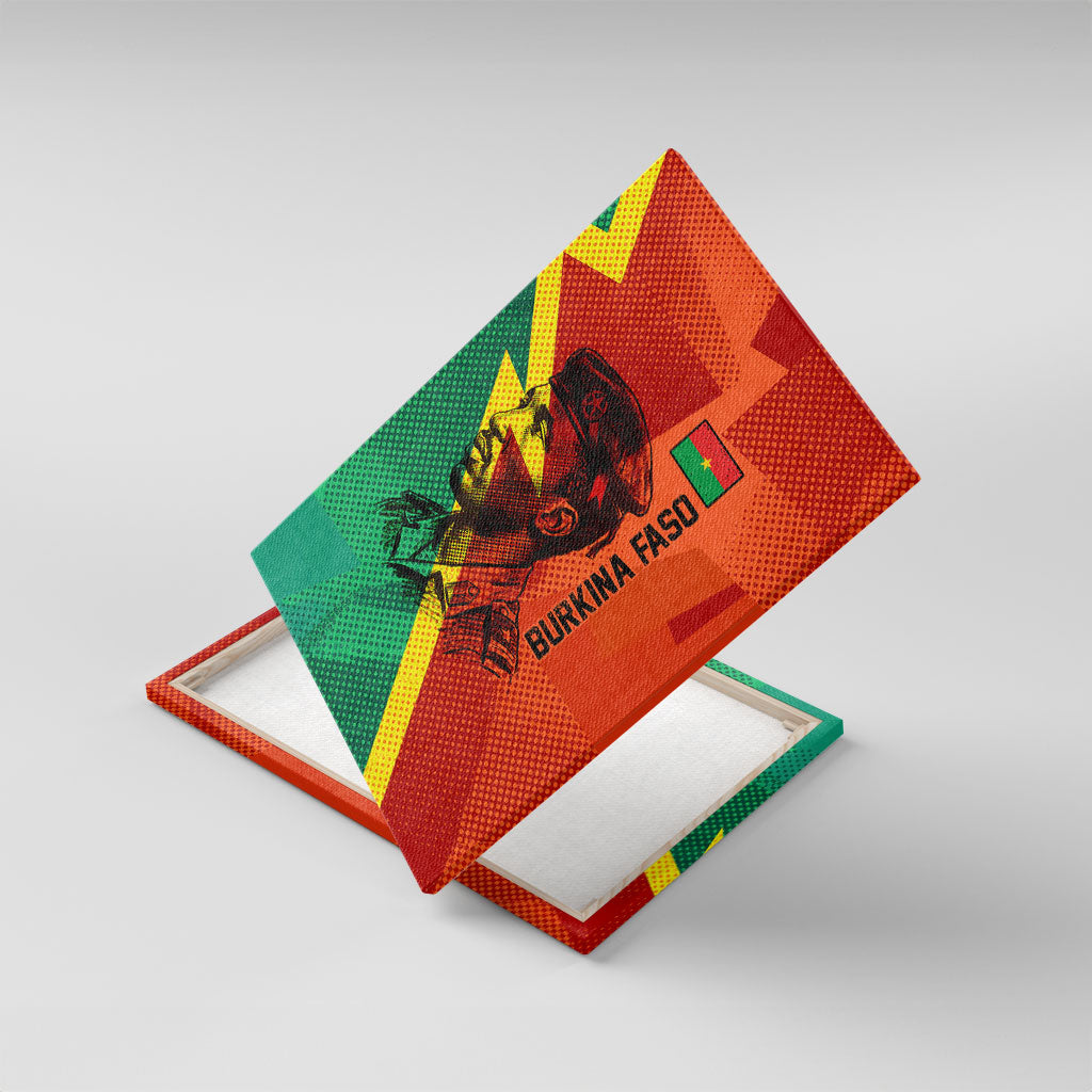 Burkina Faso Independence Day Thomas Sankara Canvas Wall Art Revolution Heritage Broken Chains Graphic