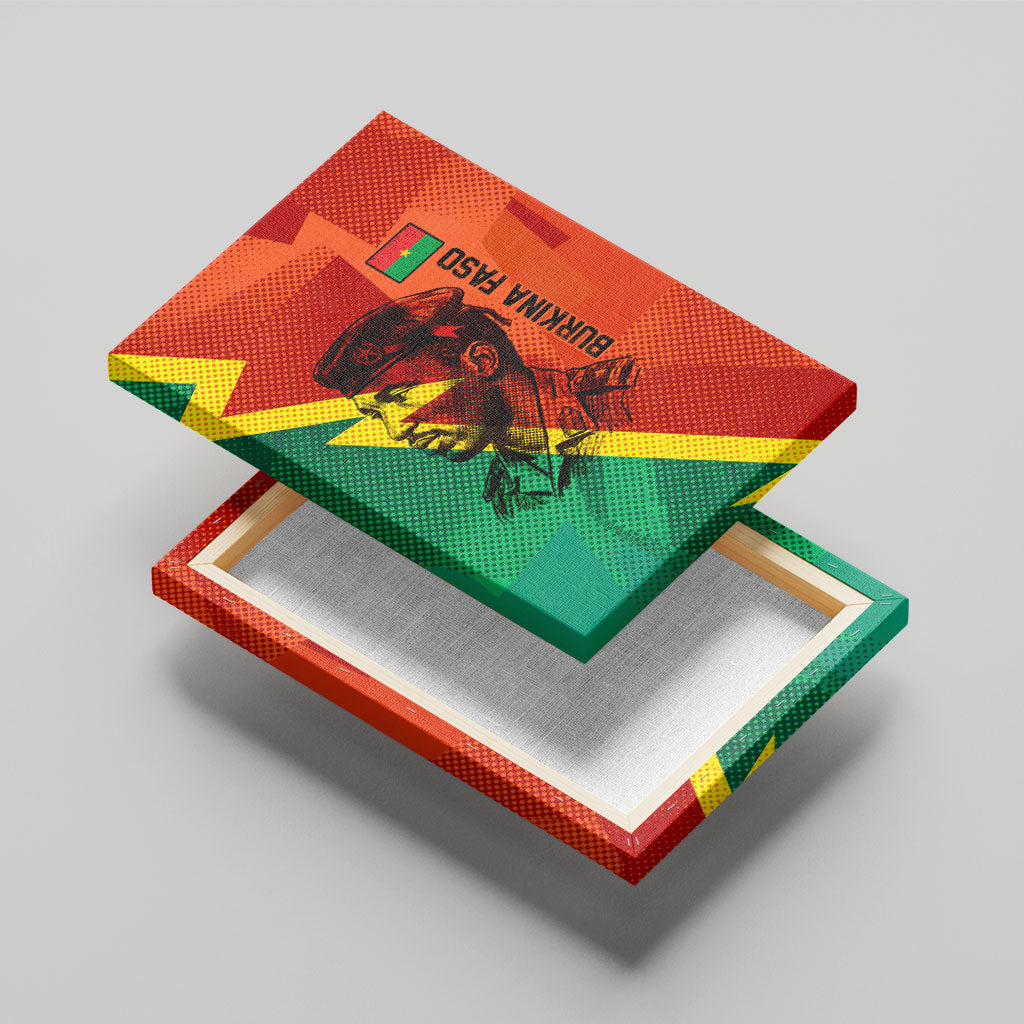 Burkina Faso Independence Day Thomas Sankara Canvas Wall Art Revolution Heritage Broken Chains Graphic