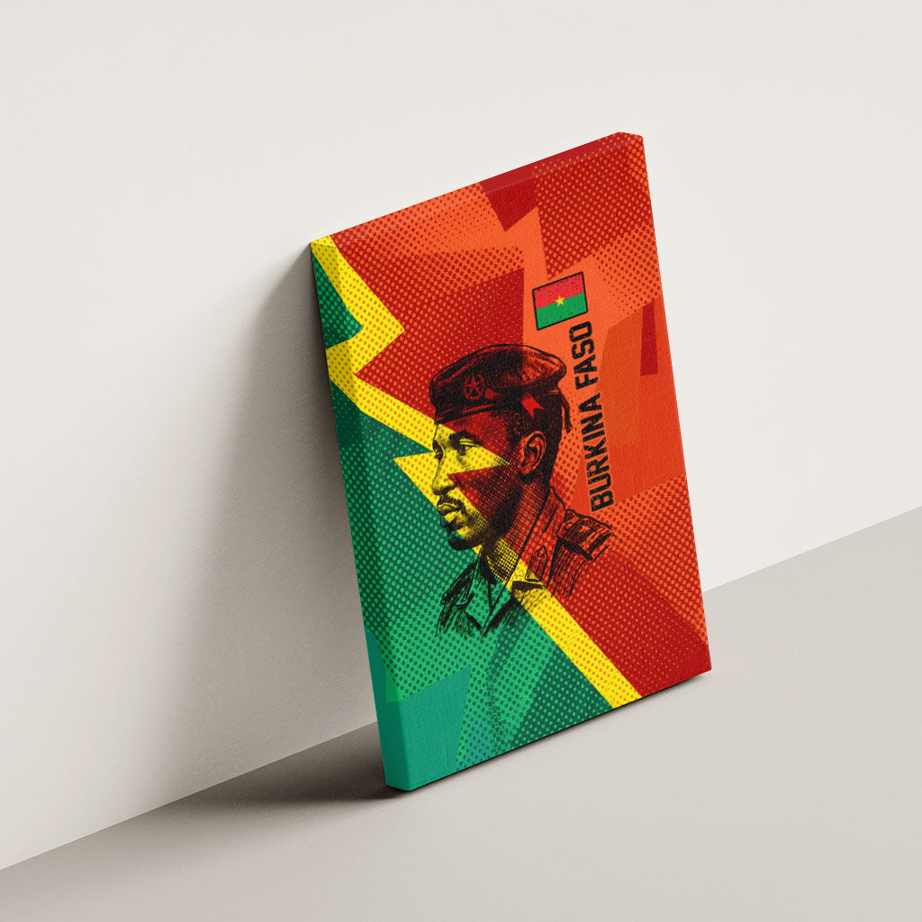 Burkina Faso Independence Day Thomas Sankara Canvas Wall Art Revolution Heritage Broken Chains Graphic
