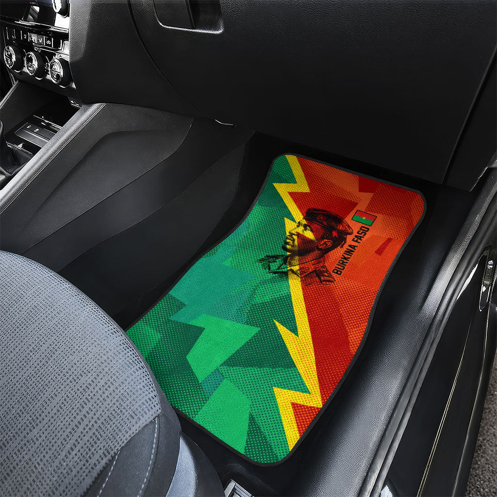 Burkina Faso Independence Day Thomas Sankara Car Mats Revolution Heritage Broken Chains Graphic