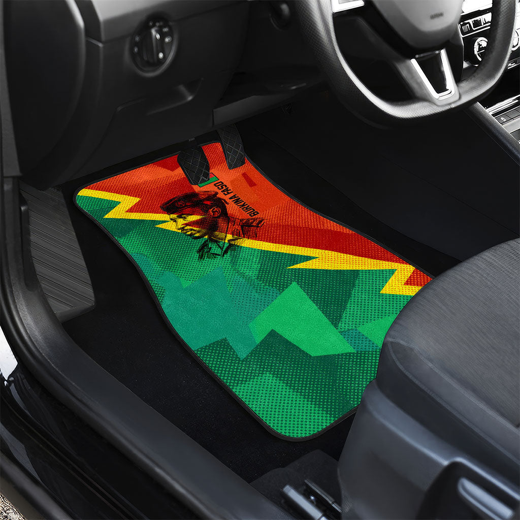 Burkina Faso Independence Day Thomas Sankara Car Mats Revolution Heritage Broken Chains Graphic