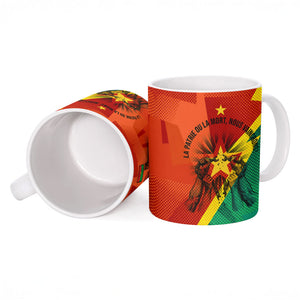 Burkina Faso Independence Day Thomas Sankara Ceramic Mug Revolution Heritage Broken Chains Graphic