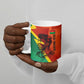 Burkina Faso Independence Day Thomas Sankara Ceramic Mug Revolution Heritage Broken Chains Graphic