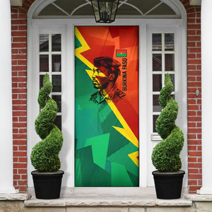 Burkina Faso Independence Day Thomas Sankara Door Cover Revolution Heritage Broken Chains Graphic
