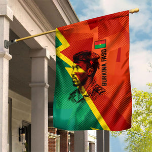 Burkina Faso Independence Day Thomas Sankara Garden Flag Revolution Heritage Broken Chains Graphic