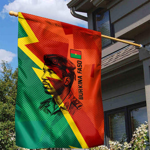 Burkina Faso Independence Day Thomas Sankara Garden Flag Revolution Heritage Broken Chains Graphic
