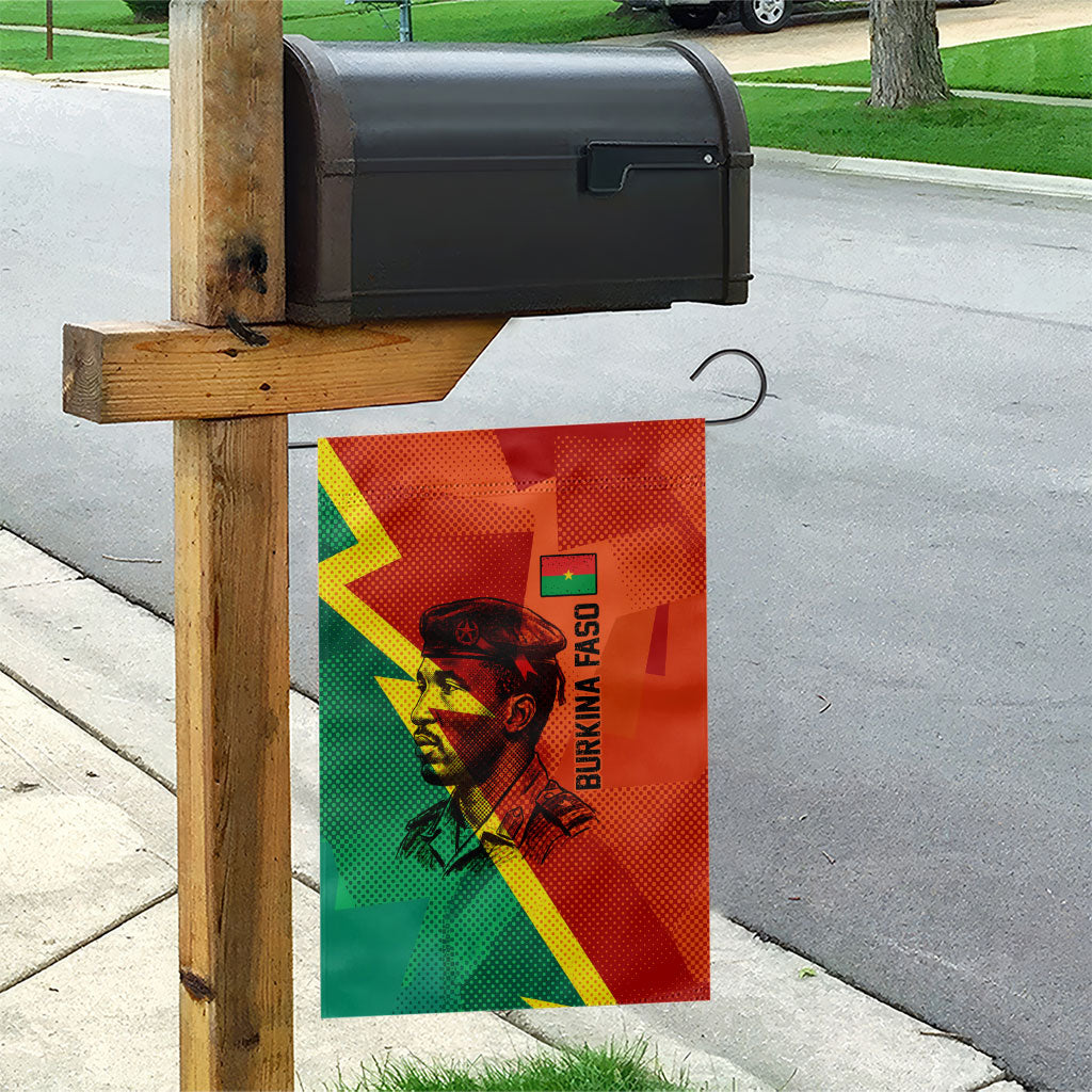 Burkina Faso Independence Day Thomas Sankara Garden Flag Revolution Heritage Broken Chains Graphic