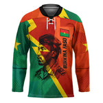 Burkina Faso Independence Day Thomas Sankara Hockey Jersey Revolution Heritage Broken Chains Graphic