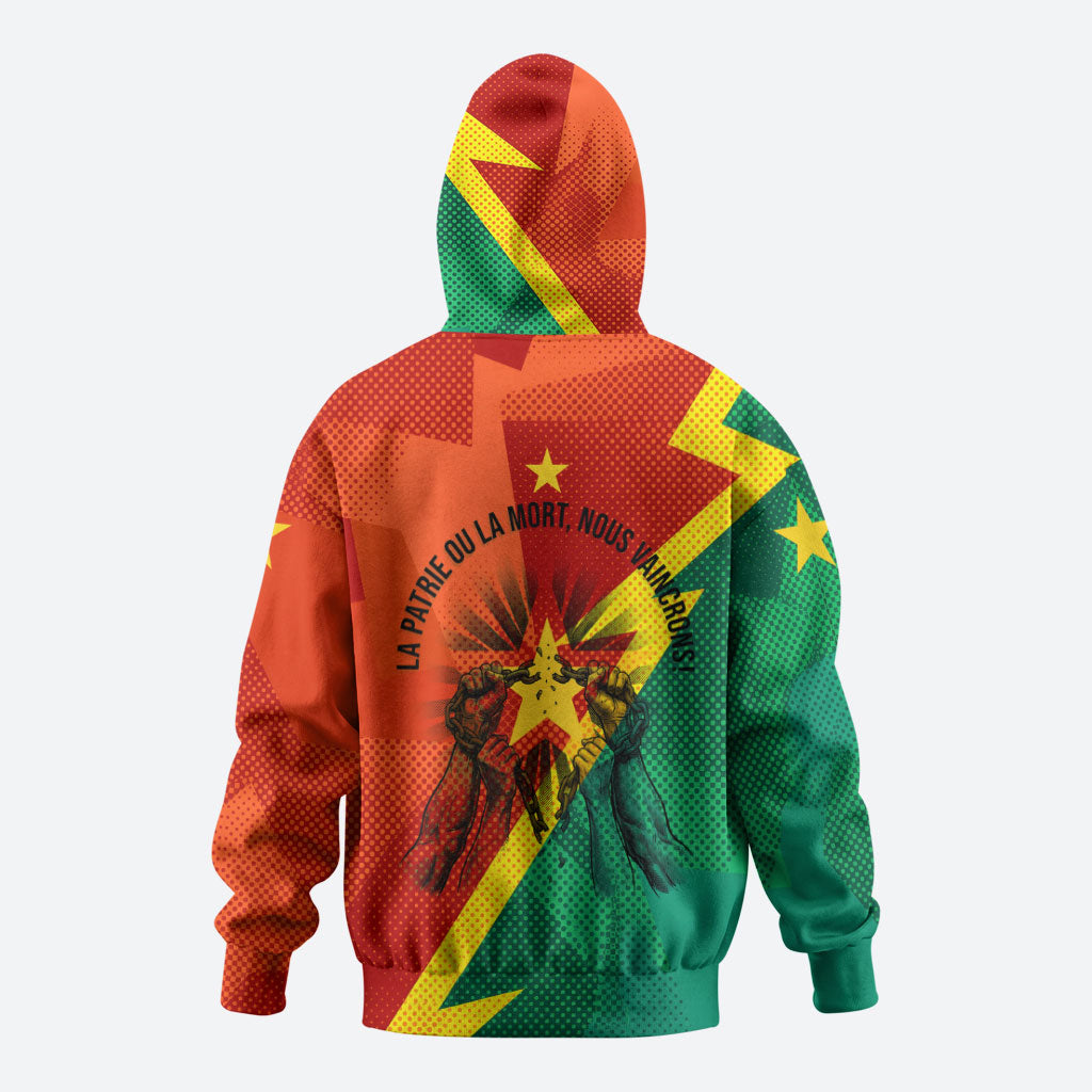 Burkina Faso Independence Day Thomas Sankara Hoodie Revolution Heritage Broken Chains Graphic