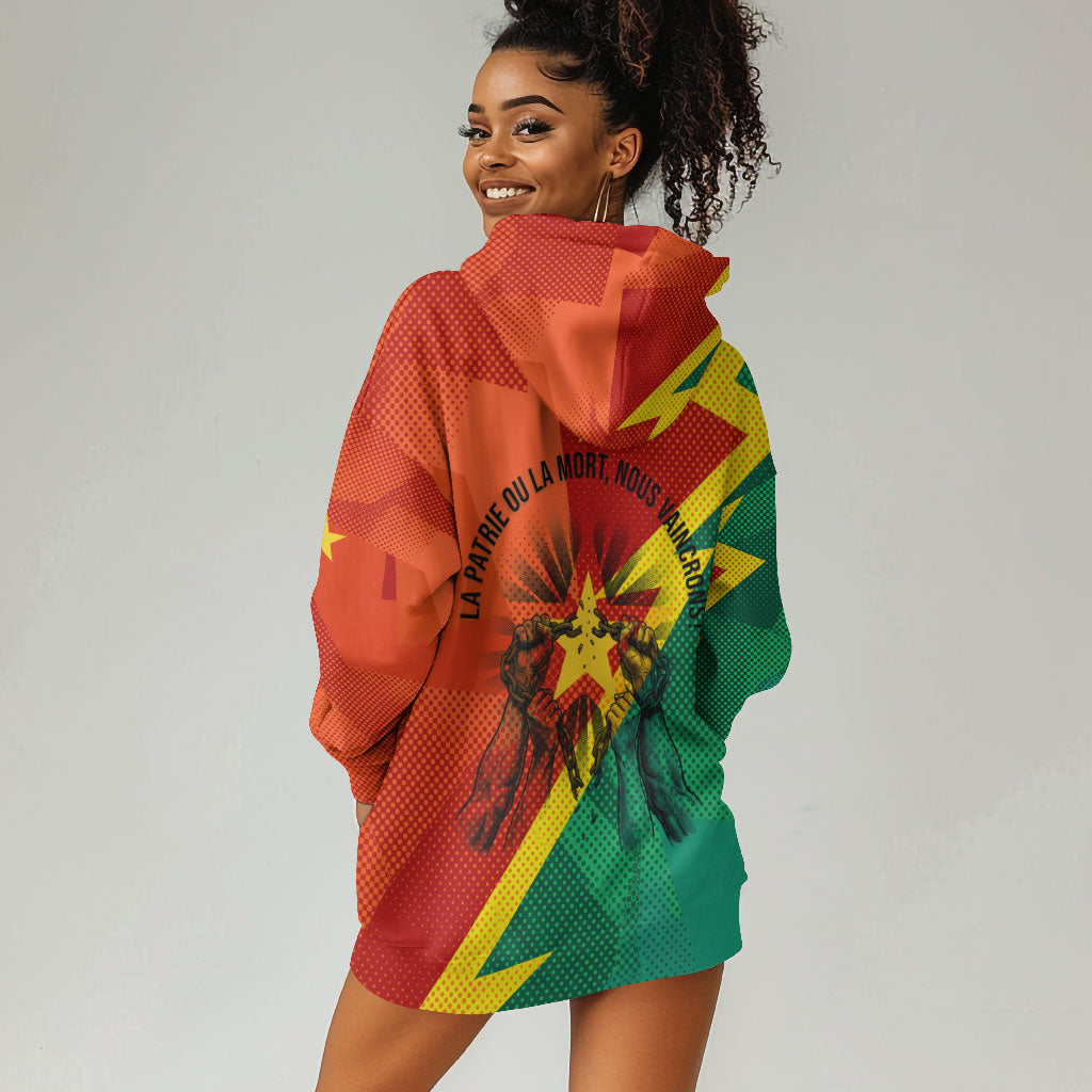 Burkina Faso Independence Day Thomas Sankara Hoodie Dress Revolution Heritage Broken Chains Graphic