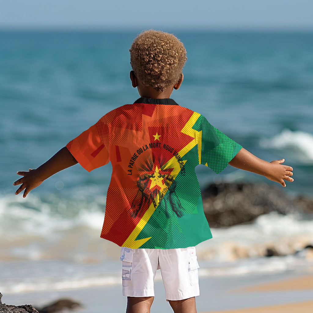 Burkina Faso Independence Day Thomas Sankara Kid Hawaiian Shirt Revolution Heritage Broken Chains Graphic