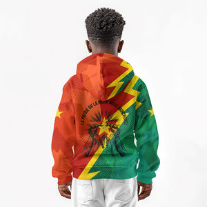 Burkina Faso Independence Day Thomas Sankara Kid Hoodie Revolution Heritage Broken Chains Graphic