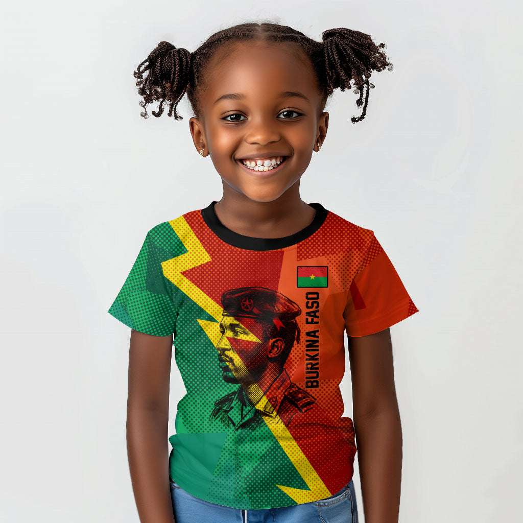 Burkina Faso Independence Day Thomas Sankara Kid T shirt Revolution Heritage Broken Chains Graphic