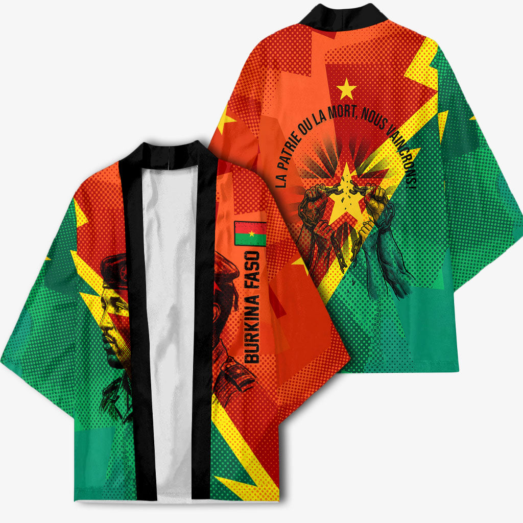 Burkina Faso Independence Day Thomas Sankara Kimono Revolution Heritage Broken Chains Graphic