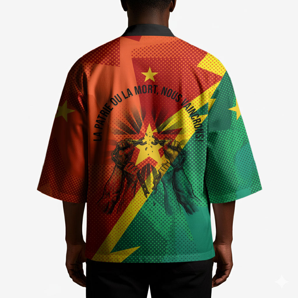 Burkina Faso Independence Day Thomas Sankara Kimono Revolution Heritage Broken Chains Graphic