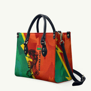 Burkina Faso Independence Day Thomas Sankara Leather Bag Revolution Heritage Broken Chains Graphic