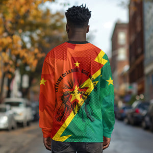 Burkina Faso Independence Day Thomas Sankara Long Sleeve Shirt Revolution Heritage Broken Chains Graphic