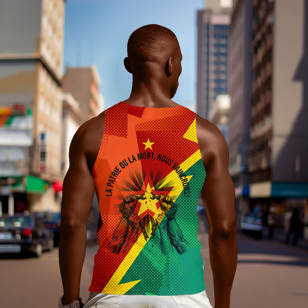 Burkina Faso Independence Day Thomas Sankara Men Tank Top Revolution Heritage Broken Chains Graphic