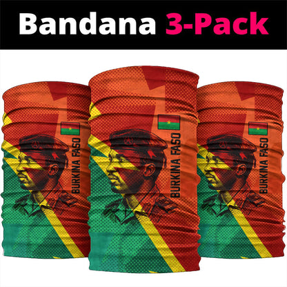 Burkina Faso Independence Day Thomas Sankara Neck Gaiter Revolution Heritage Broken Chains Graphic