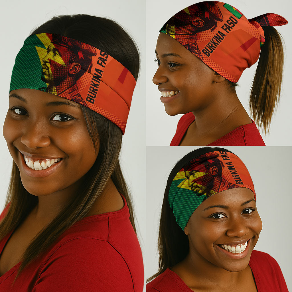 Burkina Faso Independence Day Thomas Sankara Neck Gaiter Revolution Heritage Broken Chains Graphic