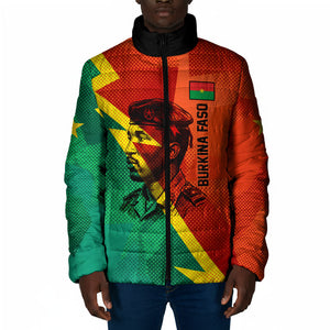 Burkina Faso Independence Day Thomas Sankara Padded Jacket Revolution Heritage Broken Chains Graphic