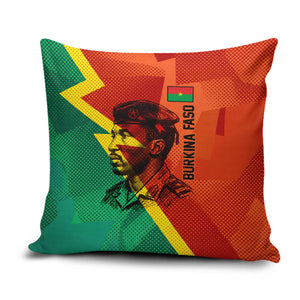 Burkina Faso Independence Day Thomas Sankara Pillow Cover Revolution Heritage Broken Chains Graphic