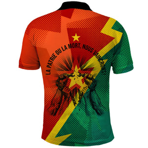 Burkina Faso Independence Day Thomas Sankara Polo Shirt Revolution Heritage Broken Chains Graphic