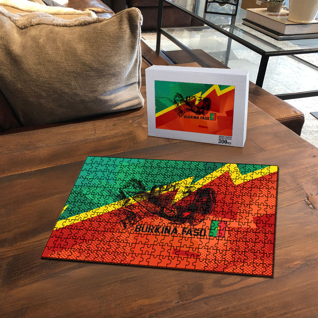 Burkina Faso Independence Day Thomas Sankara Puzzle Revolution Heritage Broken Chains Graphic