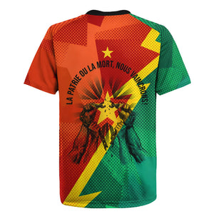 Burkina Faso Independence Day Thomas Sankara Rugby Jersey Revolution Heritage Broken Chains Graphic