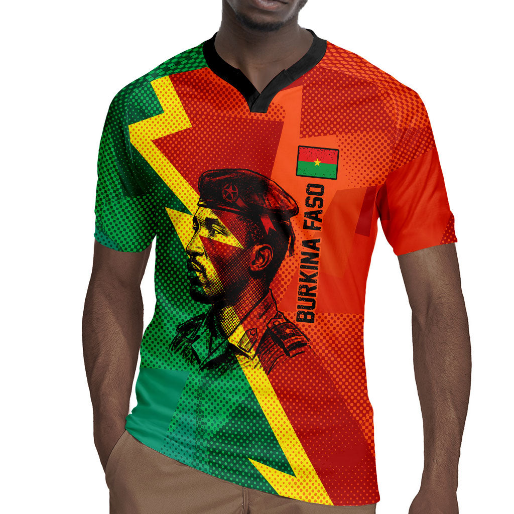 Burkina Faso Independence Day Thomas Sankara Rugby Jersey Revolution Heritage Broken Chains Graphic