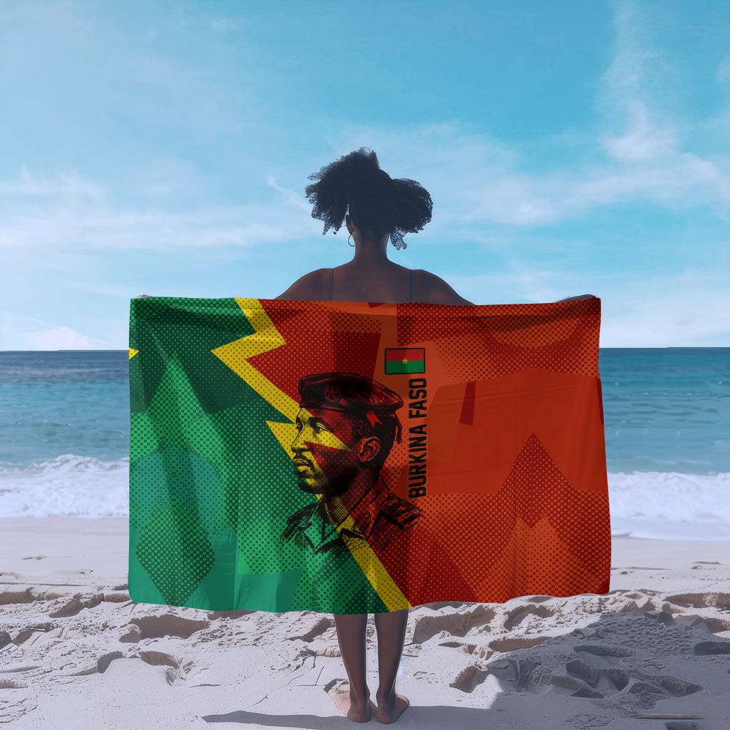 Burkina Faso Independence Day Thomas Sankara Sarong Revolution Heritage Broken Chains Graphic